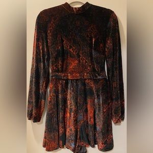 Free People Velvet Romper